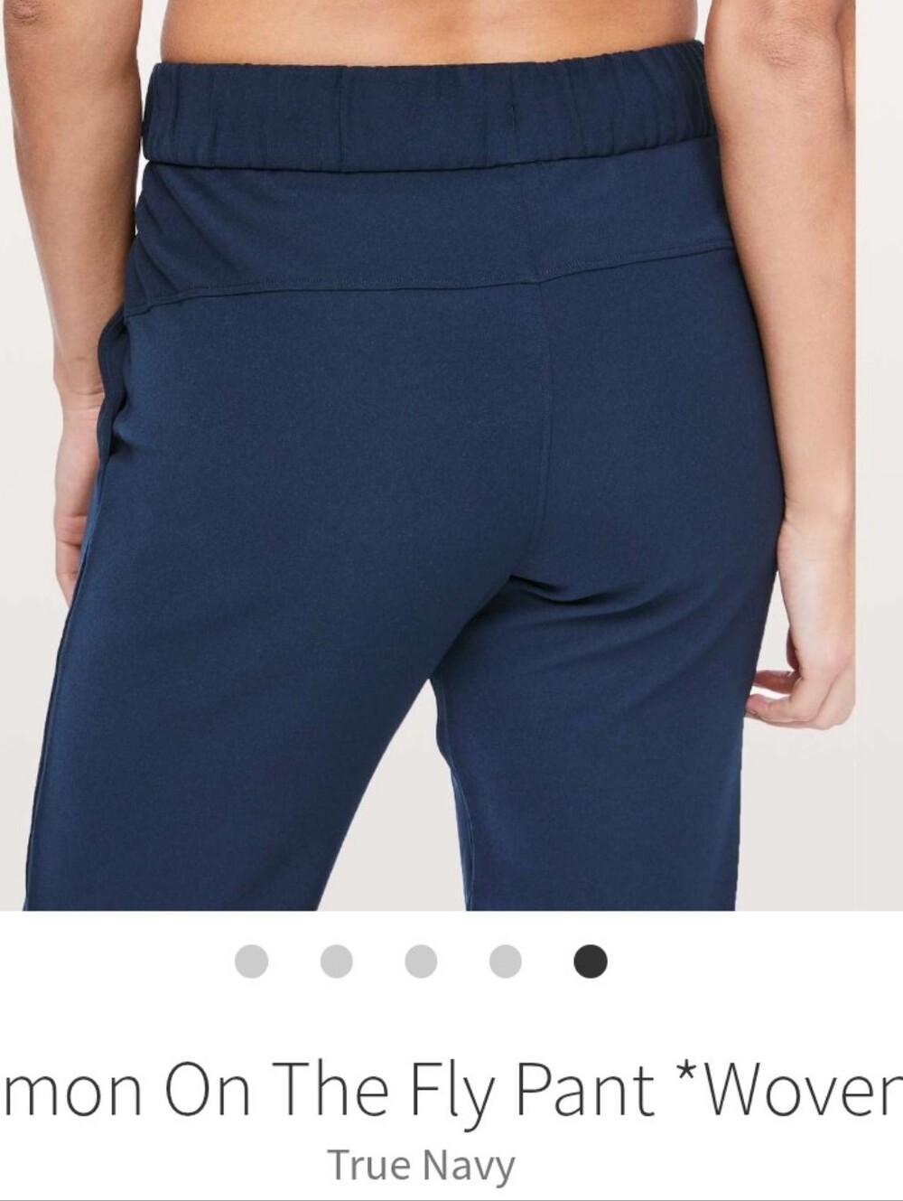 Lululemon On The Fly Pant *Woven 27"
True Navy